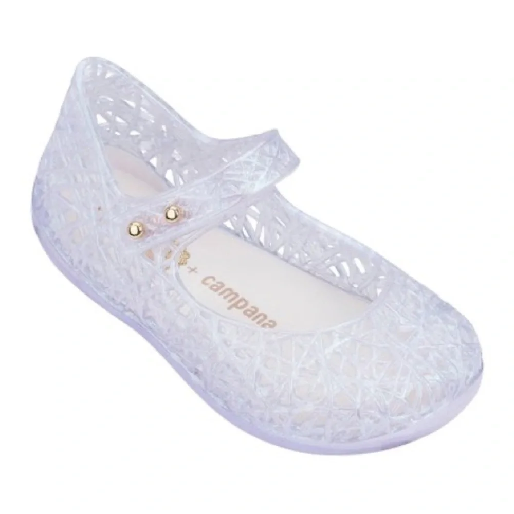Mini Melissa Clear Mini Campana Zigzag
